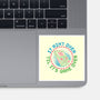 Never Game Over-None-Glossy-Sticker-glitchygorilla