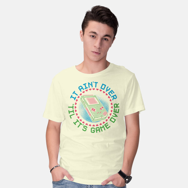 Never Game Over-Mens-Basic-Tee-glitchygorilla