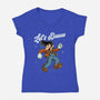 Dancing Italian-Womens-V-Neck-Tee-P1yu5h