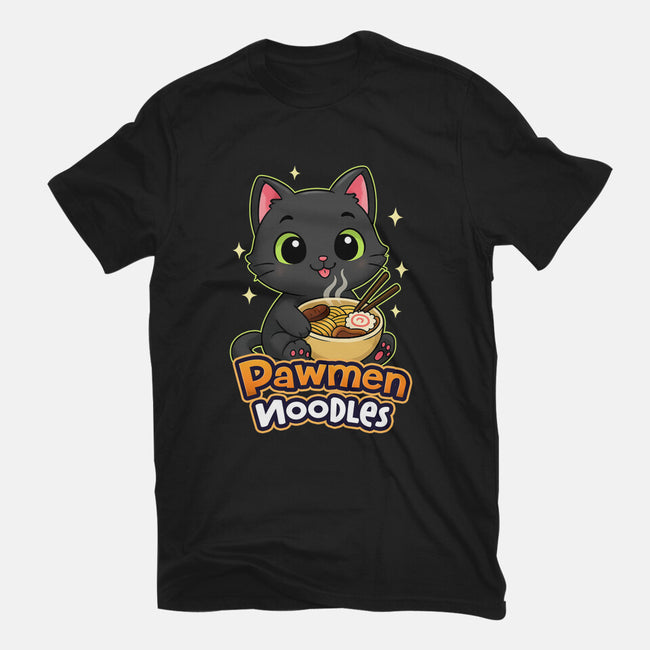 Pawmen Noodles-Mens-Basic-Tee-Lorets