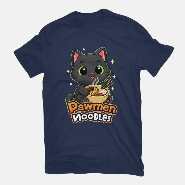 Pawmen Noodles-Mens-Basic-Tee-Lorets