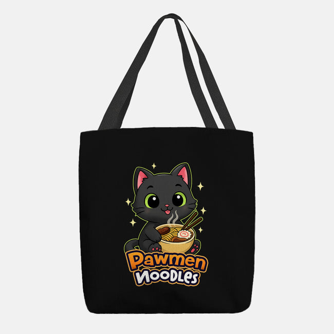Pawmen Noodles-None-Basic Tote-Bag-Lorets