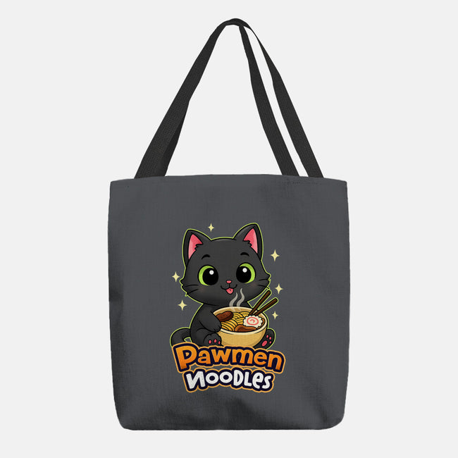 Pawmen Noodles-None-Basic Tote-Bag-Lorets