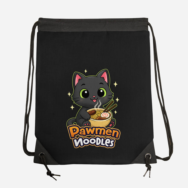 Pawmen Noodles-None-Drawstring-Bag-Lorets