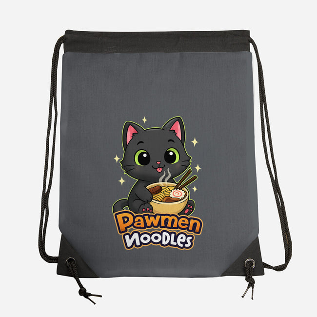 Pawmen Noodles-None-Drawstring-Bag-Lorets