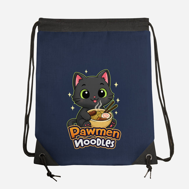 Pawmen Noodles-None-Drawstring-Bag-Lorets