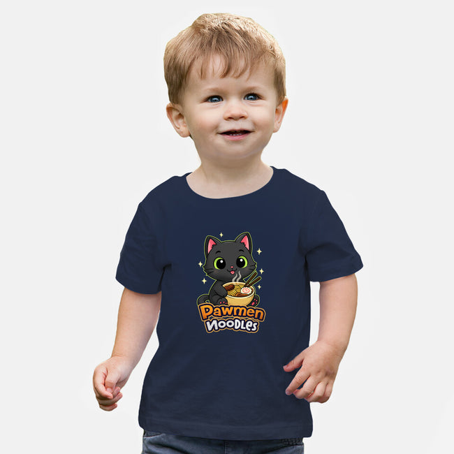 Pawmen Noodles-Baby-Basic-Tee-Lorets
