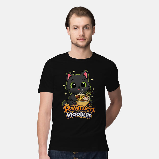Pawmen Noodles-Mens-Premium-Tee-Lorets