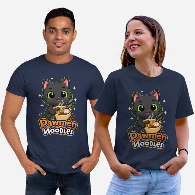 Pawmen Noodles-Unisex-Basic-Tee-Lorets