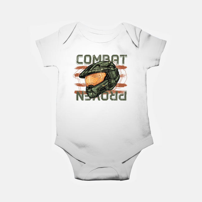 Combat Proven-Baby-Basic-Onesie-glitchygorilla