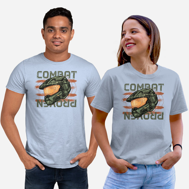 Combat Proven-Unisex-Basic-Tee-glitchygorilla