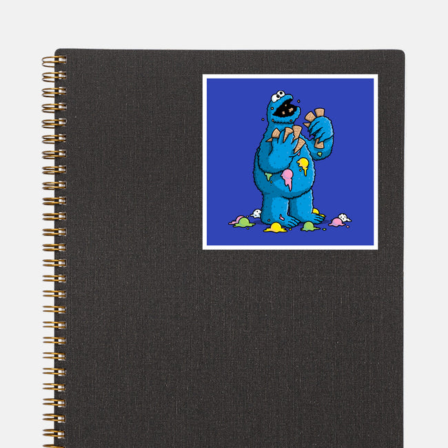 Cone Monster-None-Glossy-Sticker-Raffiti