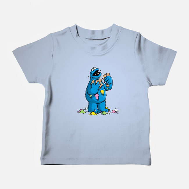 Cone Monster-Baby-Basic-Tee-Raffiti