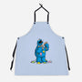 Cone Monster-Unisex-Kitchen-Apron-Raffiti