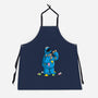 Cone Monster-Unisex-Kitchen-Apron-Raffiti