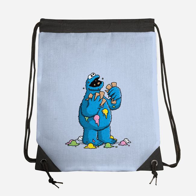 Cone Monster-None-Drawstring-Bag-Raffiti