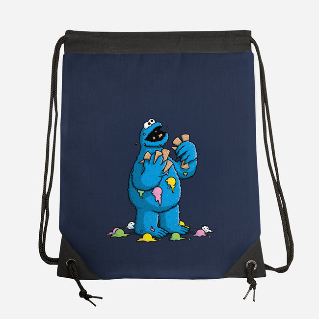 Cone Monster-None-Drawstring-Bag-Raffiti