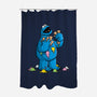 Cone Monster-None-Polyester-Shower Curtain-Raffiti