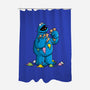 Cone Monster-None-Polyester-Shower Curtain-Raffiti