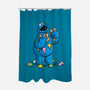 Cone Monster-None-Polyester-Shower Curtain-Raffiti