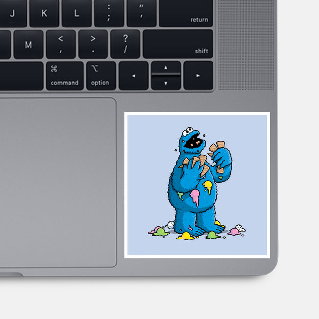 Cone Monster-None-Glossy-Sticker-Raffiti