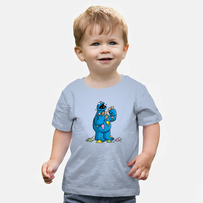 Cone Monster-Baby-Basic-Tee-Raffiti
