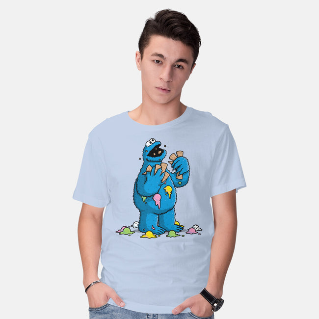 Cone Monster-Mens-Basic-Tee-Raffiti
