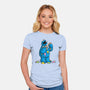 Cone Monster-Womens-Fitted-Tee-Raffiti