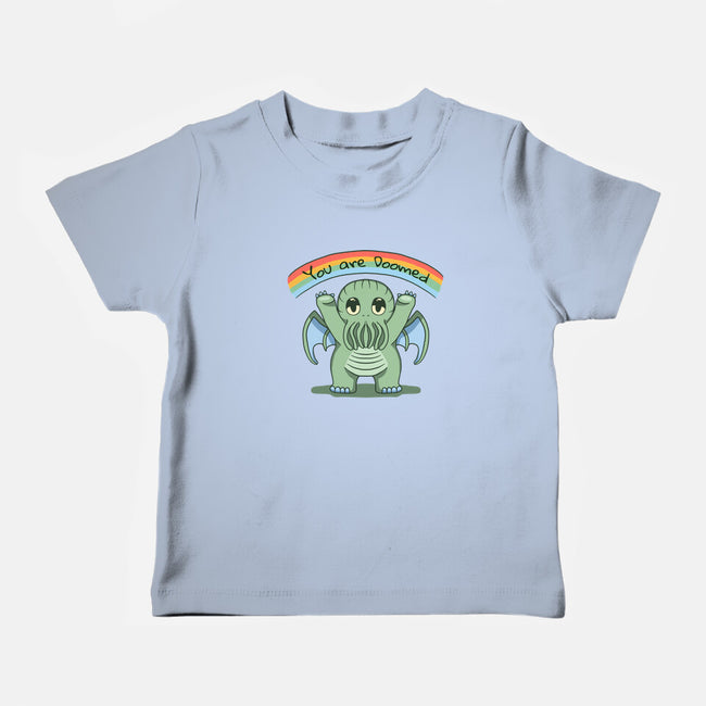 You Are Doomed-Baby-Basic-Tee-Loobs