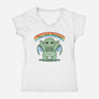 You Are Doomed-Womens-V-Neck-Tee-Loobs