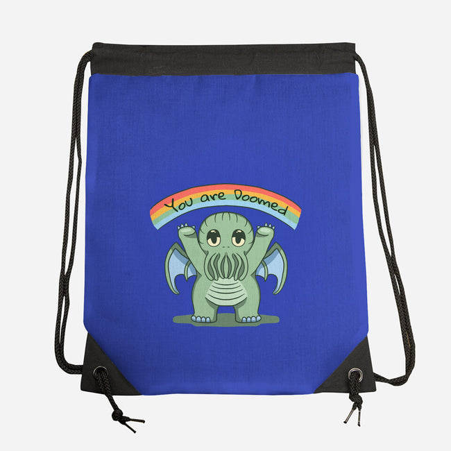 You Are Doomed-None-Drawstring-Bag-Loobs