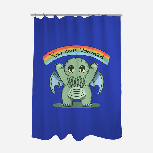 You Are Doomed-None-Polyester-Shower Curtain-Loobs