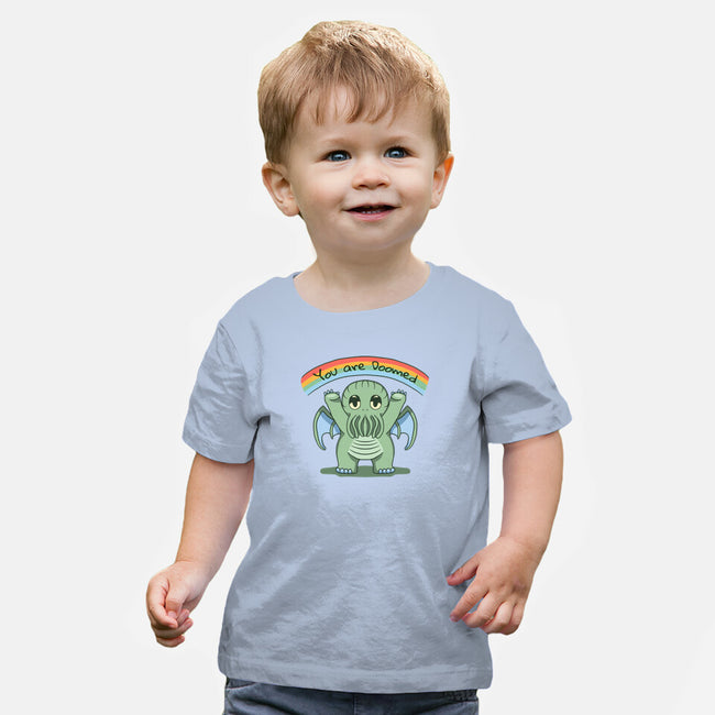 You Are Doomed-Baby-Basic-Tee-Loobs