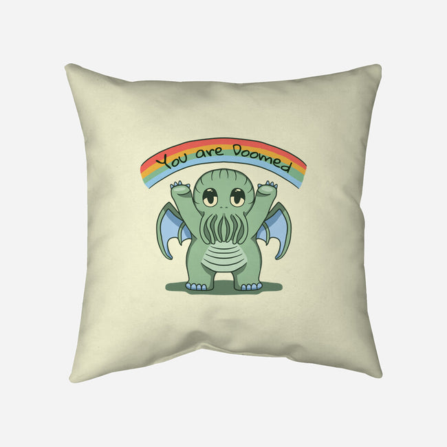 You Are Doomed-None-Removable Cover w Insert-Throw Pillow-Loobs