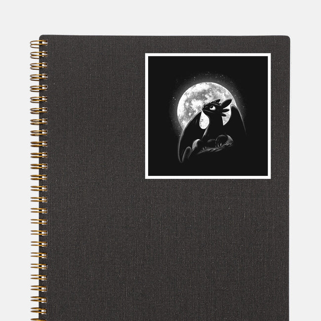 Moonlight Night Dragon-None-Glossy-Sticker-fanfreak1