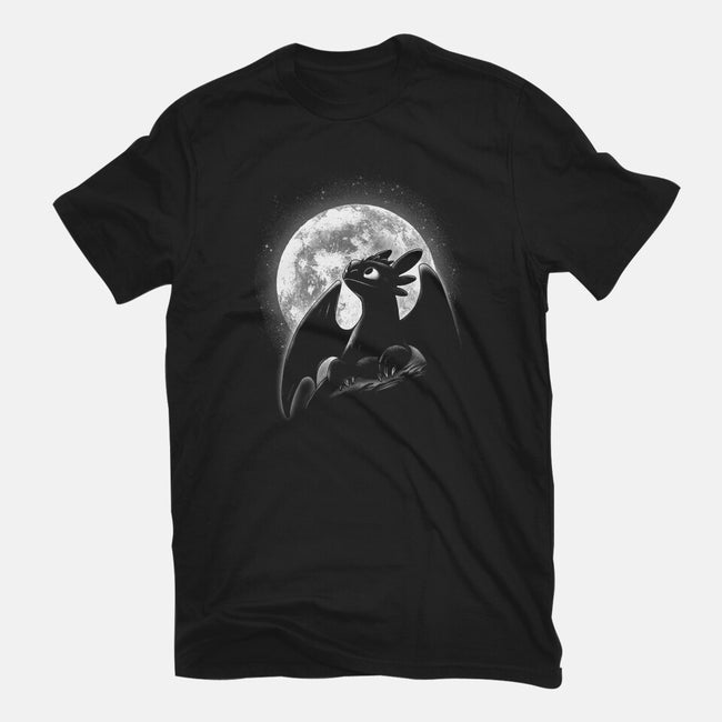 Moonlight Night Dragon-Mens-Heavyweight-Tee-fanfreak1