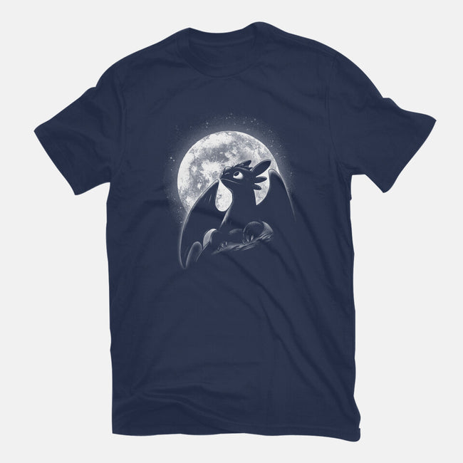 Moonlight Night Dragon-Mens-Heavyweight-Tee-fanfreak1