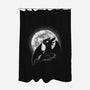 Moonlight Night Dragon-None-Polyester-Shower Curtain-fanfreak1