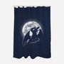 Moonlight Night Dragon-None-Polyester-Shower Curtain-fanfreak1
