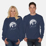 Moonlight Night Dragon-Unisex-Crew Neck-Sweatshirt-fanfreak1