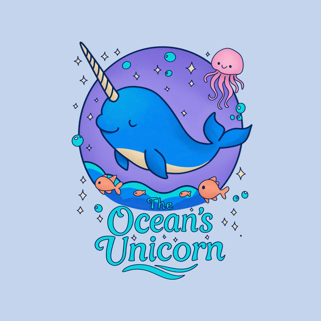 The Ocean's Unicorn-None-Removable Cover w Insert-Throw Pillow-Loobs