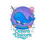 The Ocean's Unicorn-None-Removable Cover w Insert-Throw Pillow-Loobs