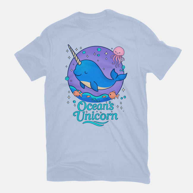The Ocean's Unicorn-Womens-Basic-Tee-Loobs