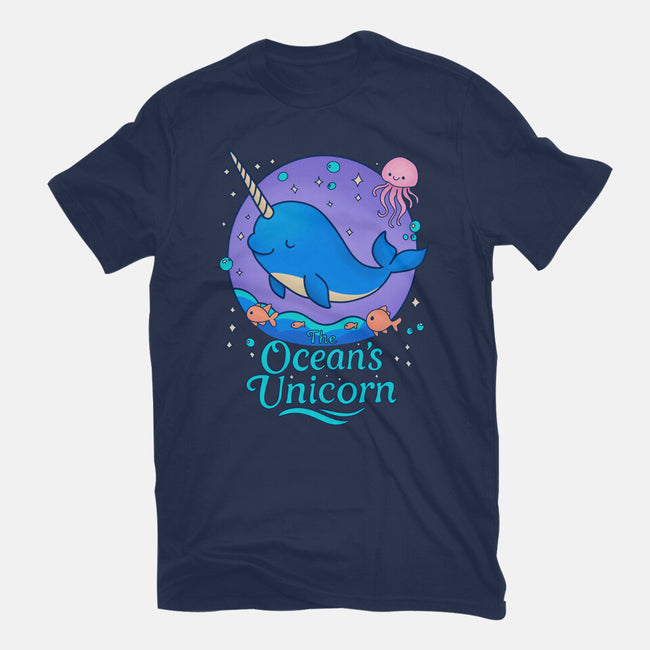 The Ocean's Unicorn-Womens-Fitted-Tee-Loobs