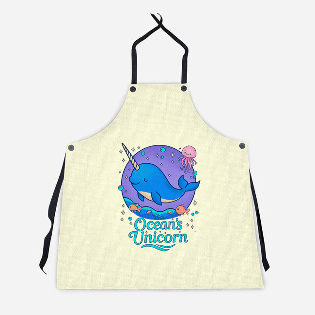 The Ocean's Unicorn-Unisex-Kitchen-Apron-Loobs