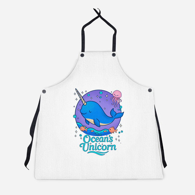 The Ocean's Unicorn-Unisex-Kitchen-Apron-Loobs