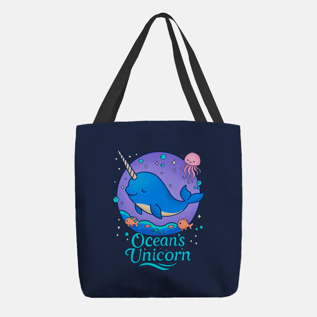 The Ocean's Unicorn-None-Basic Tote-Bag-Loobs