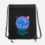 The Ocean's Unicorn-None-Drawstring-Bag-Loobs