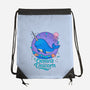 The Ocean's Unicorn-None-Drawstring-Bag-Loobs