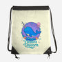 The Ocean's Unicorn-None-Drawstring-Bag-Loobs